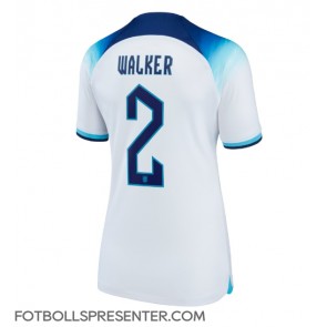 England Kyle Walker #2 Hemma Matchtröja Dam VM 2022 Kortärmad